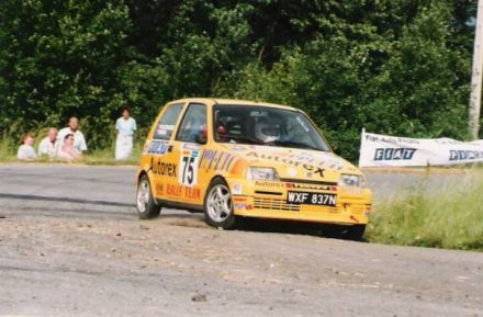 Jacek Sikora i Marek Kaczmarek - Fiat Cinquecento Sporting.